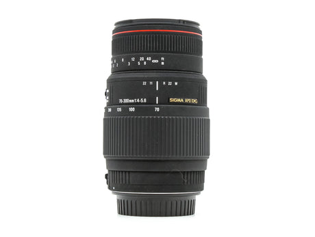 Sigma 70-300mm f/4-5.6 APO DG Macro - Canon EF-fattning