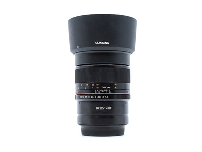 Samyang MF 85mm f/1.4 RF – Canon RF-fattning