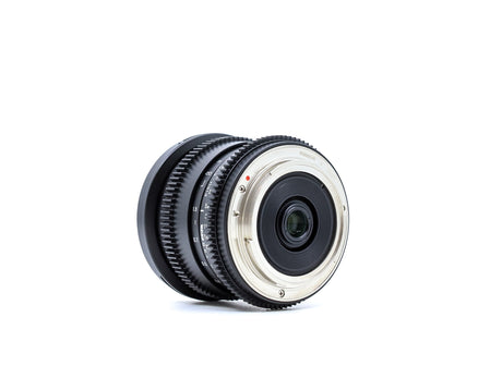 Samyang 8mm T3.8 VDSLR UMC Fisheye CS II - Canon EF-fattning