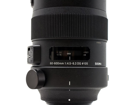 Sigma 60-600mm f/4.5-6.3 DG OS HSM SPORT - Nikon-fattning