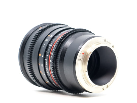 Samyang 50mm T1.5 VDSLR AS UMC - Sony E-fattning