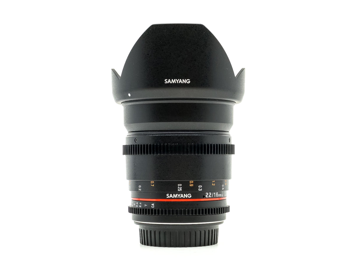 Samyang 16mm T2.2 ED AS UMC CS II - Canon EF-fattning · imagen principal