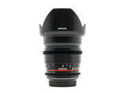 Samyang 16mm T2.2 ED AS UMC CS II - Canon EF Fit de segunda mano en Camera Market