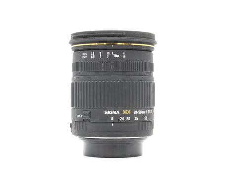Sigma 18-50mm f/2.8 EX DC - Sigma SA-fattning