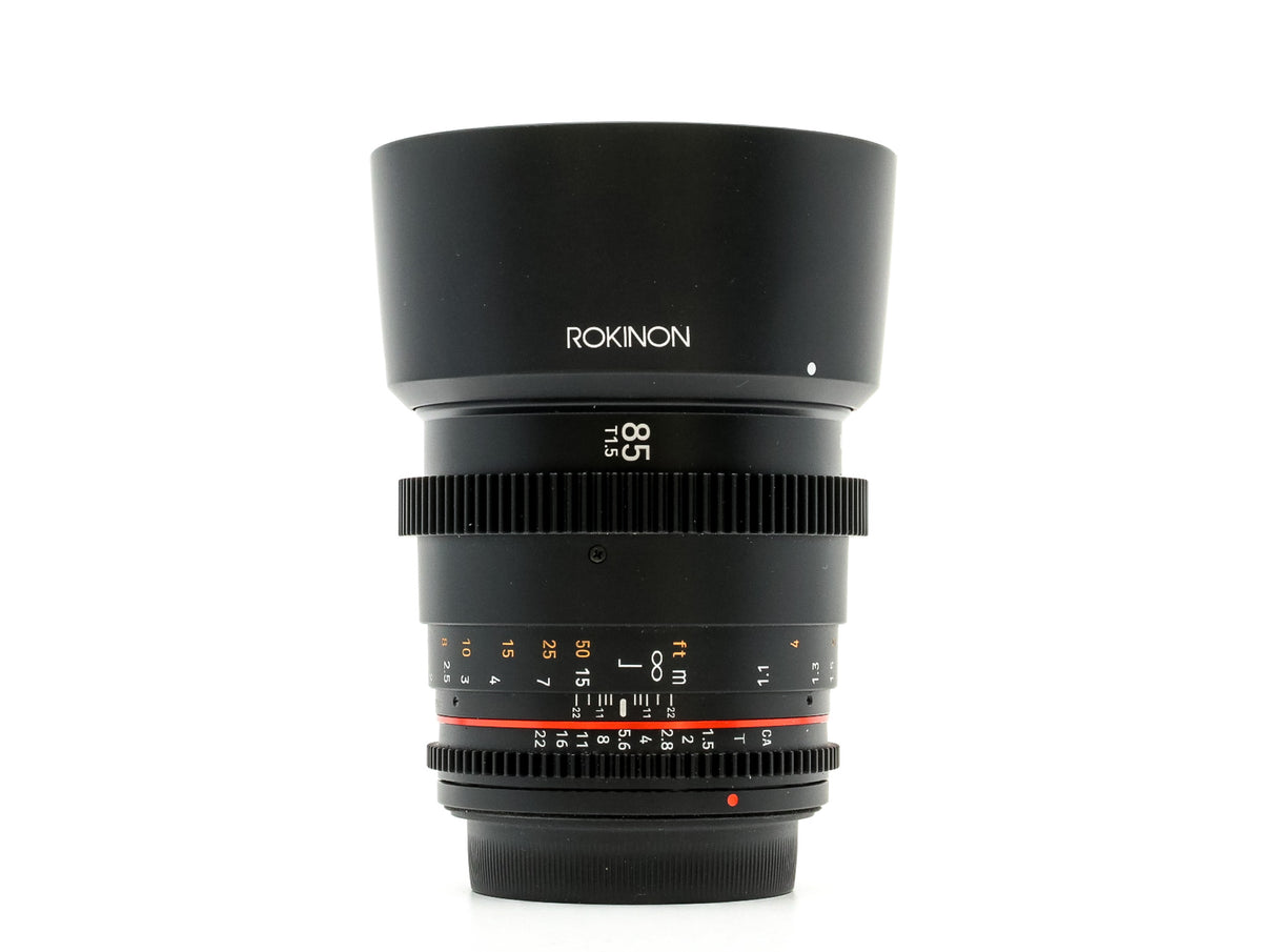 Rokinon 85mm T1.5 DSX Cine - Canon EF-fattning · imagen principal