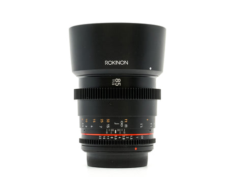 Rokinon 85mm T1.5 DSX Cine - Canon EF-fattning
