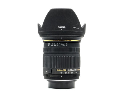 Sigma 18-50mm f/2.8 EX DC Macro - Pentax-fattning
