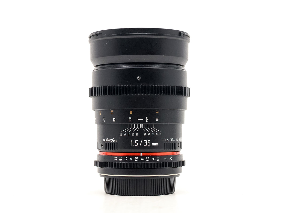 Walimex Pro 35mm T1.5 AS UMC - Canon EF-fattning · imagen principal
