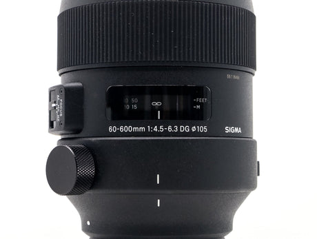 Sigma 60-600mm f/4.5-6.3 DG OS HSM SPORT - Canon EF-fattning