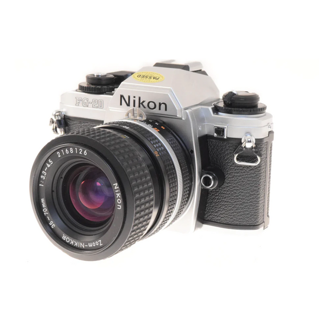 Nikon FG-20 + 35-70mm f3.3-4.5 Zoom-Nikkor AI-S de segunda mano en Camera Market