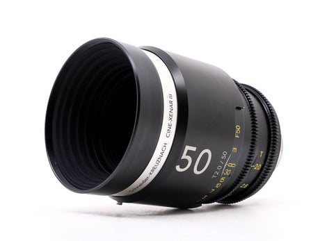 Schneider CINE-XENAR III 50mm T2 - PL-fattning