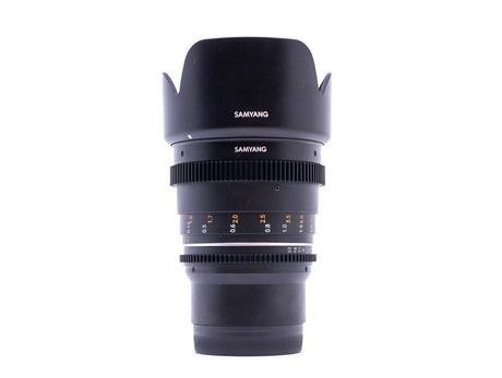 Samyang 50mm T1.5 Cine VDSLR MK2 - Sony FE-fattning