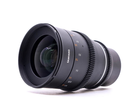 Samyang 35mm T1.5 Cine VDSLR MK2 - Sony FE-fattning