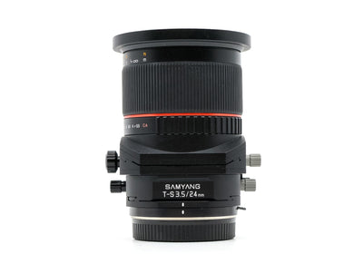 Samyang T-S 24mm f/3.5 ED AS UMC - Canon EF-fattning