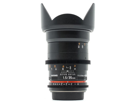Samyang 35mm T1.5 AS UMC II - Canon EF-fattning