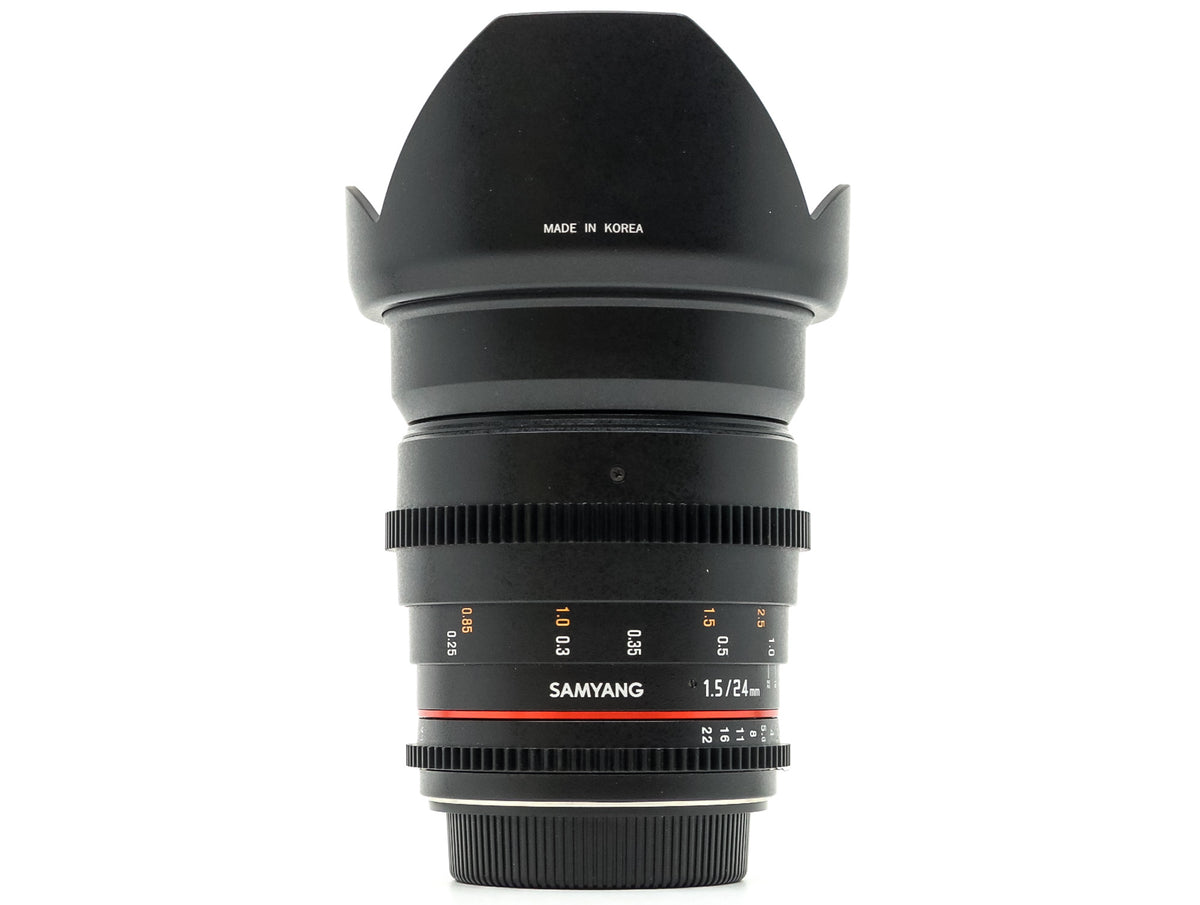 Samyang 24mm T1.5 ED AS UMC II Cine - Canon EF-fattning · imagen principal