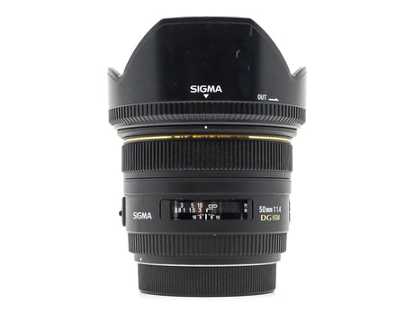 Sigma 50mm f/1.4 EX DG HSM - Canon EF-fattning