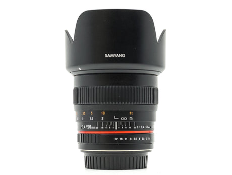 Samyang 50mm f/1.4 AS UMC - Canon EF-fattning