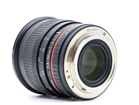 Samyang 50mm f/1.4 AS UMC - Canon EF-fattning
