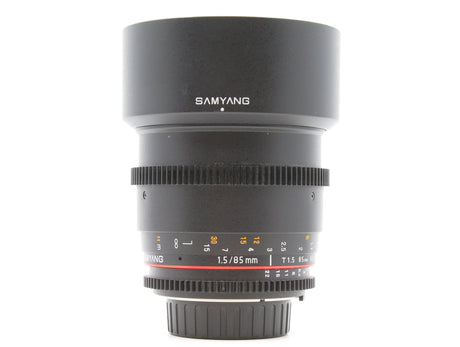Samyang 85mm T1.5 - Nikon Fattning