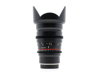Samyang 24mm T1.5 VDSLR ED AS IF UMC II - Fujifilm X-fattning