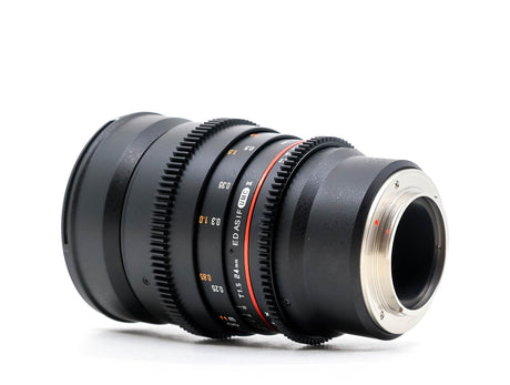 Samyang 24mm T1.5 VDSLR ED AS IF UMC II - Fujifilm X-fattning
