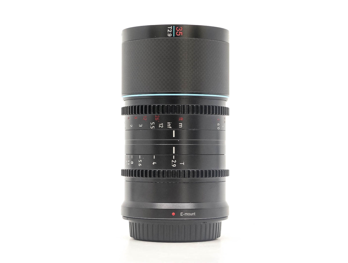 Sirui Saturn 35mm T2.9 1.6x Anamorphic [Blue Flare] - Canon RF Fit · imagen principal