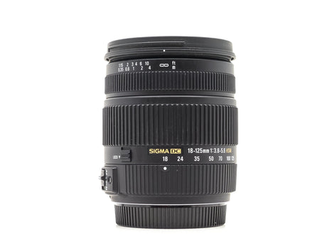 Sigma 18-125mm f/3.8-5.6 DC HSM - Sony A-fattning