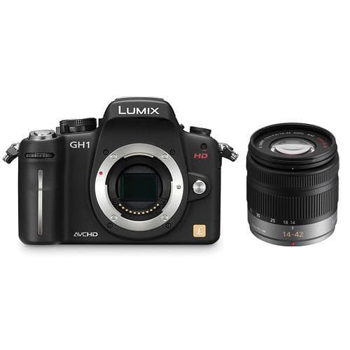 Lumix DMC-GH1 - Svart + Panasonic Lumix G Vario 14-42mm f/3.5-5.6 f/3.5-5.6 · imagen principal