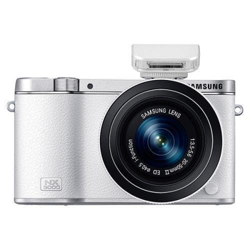 NX3000 - White + Bridge NX 20-50mm f/3.5-5.6 ED f/3.5-5.6 de segunda mano en Camera Market
