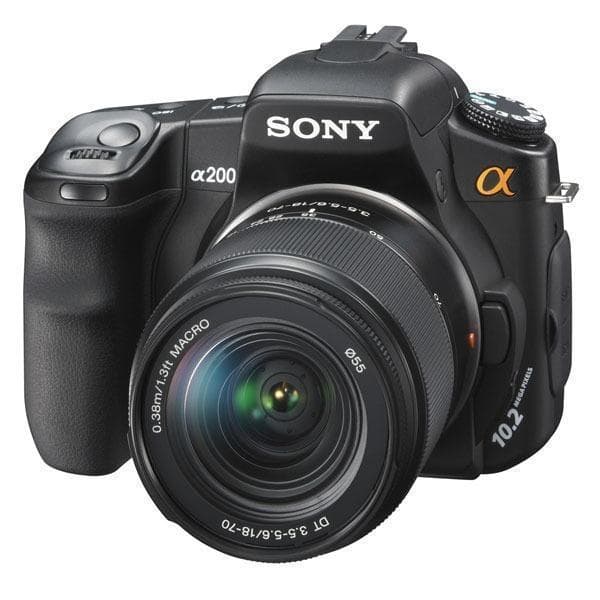 SLR A200 - Svart + Sony DT 18-70mm f/3.5-5.6 f/3.5-5.6 · imagen principal