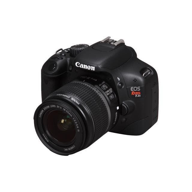EOS Rebel T2I SLR - Black + Canon EF-S 18-55mm f/3.5-5.6 IS f/3.5-5.6 de segunda mano en Camera Market