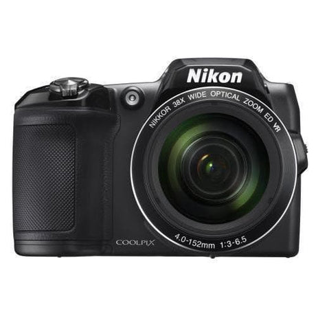 Bridge Coolpix L840 Camera - Black + Nikon Nikkor 38X Wide Optical Zoom ED VR 22.5–855mm f/3–6.5 f/3–6.5 