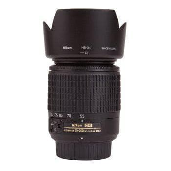 Nikon F 55-200mm f/4-5.6 lenses 