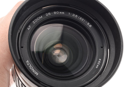 Minolta Dynax 404si + 28-80mm f3.5-5.6 AF Zoom Macro 