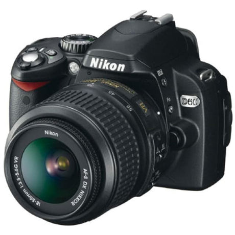 D60 SLR - Black + Nikon AF-S DX Nikkor 18-70mm f/3.5-4.5G IF-ED f/3.5-4.5 