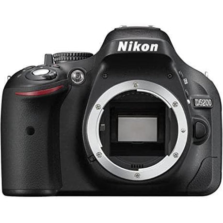 SLR D5200 - Svart + Nikon AF-X DX Nikkor 18-55mm f/3.5-5.6GVR f/3.5-5.6