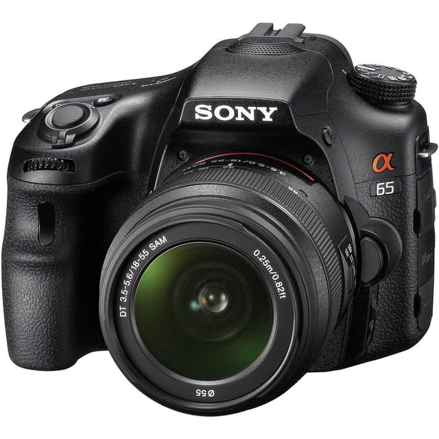 SLT-A65 SLR - Black + Sony DT 18-55mm f/3.5-5.6 SAM f/3.5-5.6 de segunda mano en Camera Market