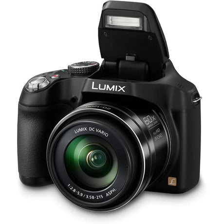 Panasonic DMC-FZ72 Bryggkamera – Svart + Panasonic Lumix DC Vario ASPH 60x optisk zoom 20–1200 mm f/2.8–5.9 f/2.8–5.9