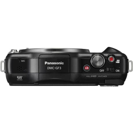Panasonic DMC-GF3 - Svart + Panasonic Lumix G Vario 14-42 mm f/3.5-5.6 f/3.5-5.6