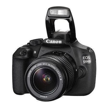 Réflex EOS 1200D - Black + Canon Canon EF-S IS II 18-55 mm f/3.5-5.6 f/3.5-5.6 de segunda mano en Camera Market