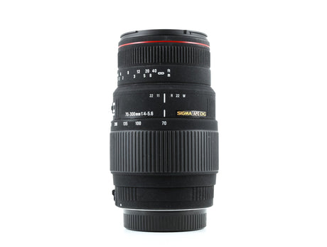 Sigma 70-300mm f/4-5.6 APO DG Macro - Sigma SA-fattning