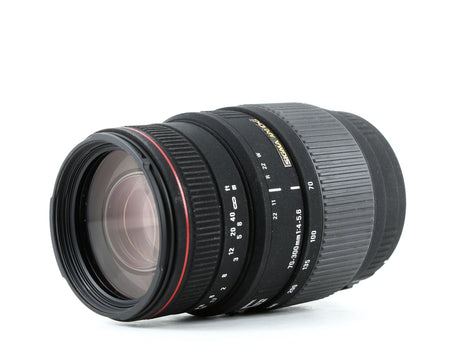 Sigma 70-300mm f/4-5.6 APO DG Macro - Sigma SA-fattning