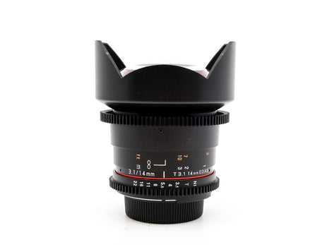 Rokinon 14mm T3.1 Cine DS - Nikon-fattning