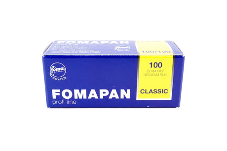 Fomapan 100 (120) - Rulle för 120 mm mellanformat vintage