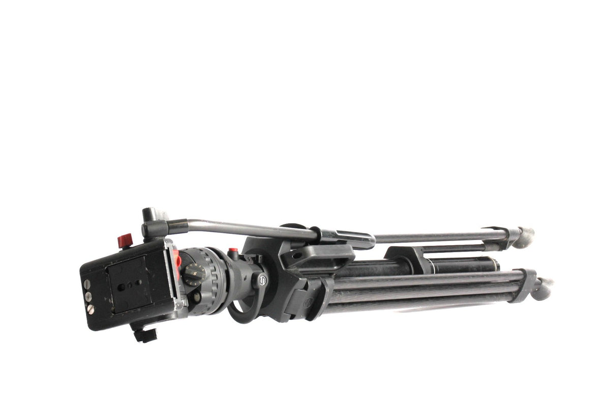 Sachtler Hot Pod CF 10 kolfiberstativ med DV 12 SB-huvud · imagen principal