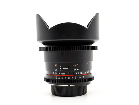 Samyang 14mm T3.1 Cine ED AS IF UMC - Nikon Fattning