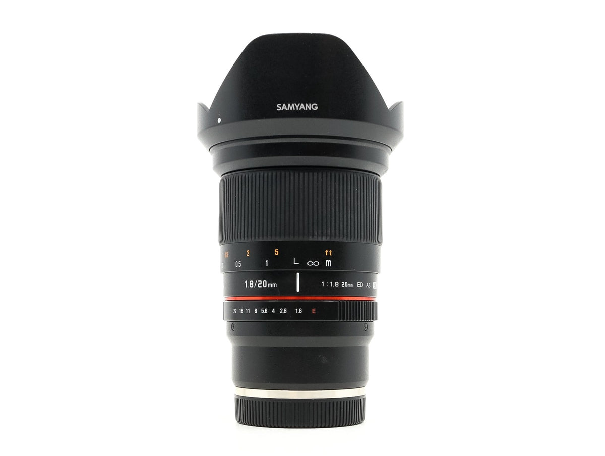 Samyang 20mm f/1.8 ED AS IF UMC - Sony A-fattning · imagen principal