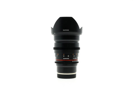Samyang 24mm T1.5 ED AS UMC II Cine - Sony FE-fattning