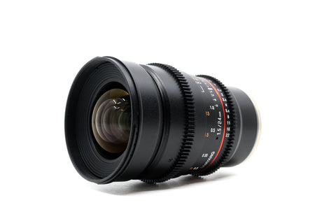 Samyang 24mm T1.5 ED AS UMC II Cine - Sony FE-fattning